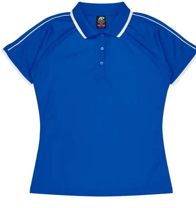 Aussie Pacific Double Bay Lady Polo Shirt 2322  Aussie Pacific ROYAL/WHITE 6